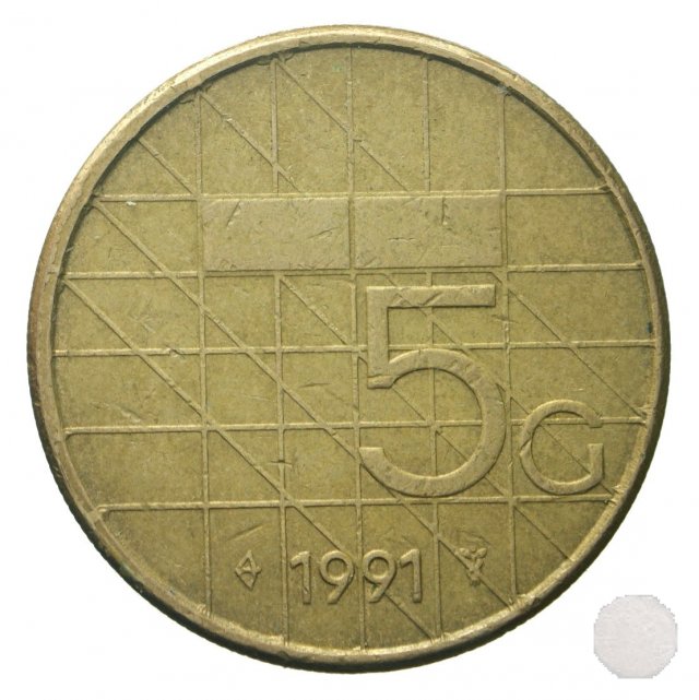 5 GULDEN 1991 (Utrecht)