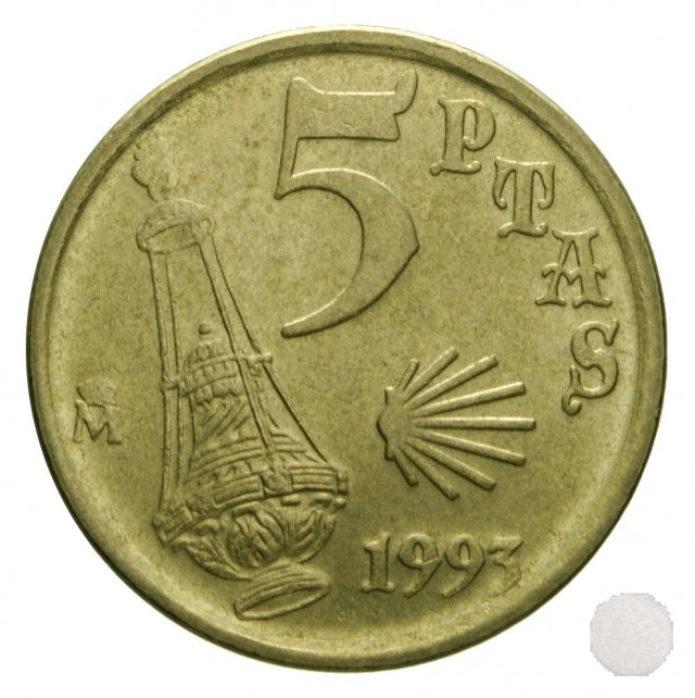 5 PESETAS Jacobeo 1993 (Madrid)