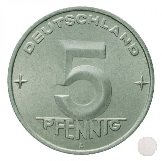 5 PFENNIG II tipo 1952 (Berlin)