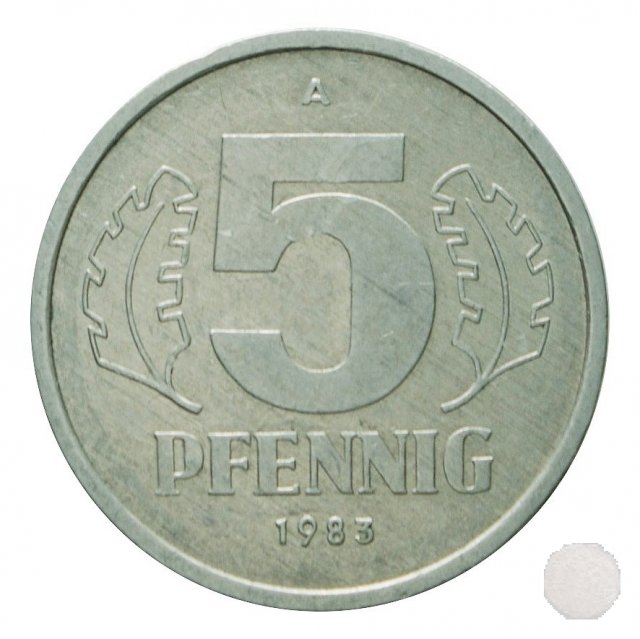 5 PFENNIG IV tipo 1983 (Berlin)