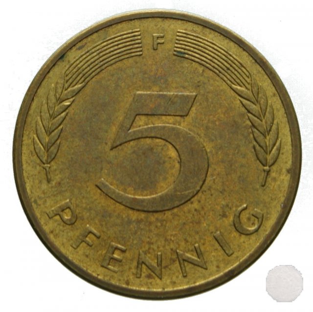 5 PFENNIG 1986 (Stuttgart)