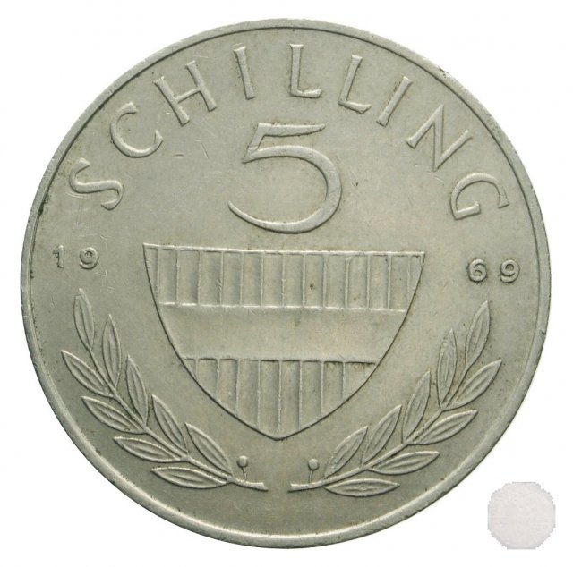 5 SCHILLING 1969 (Vienna)