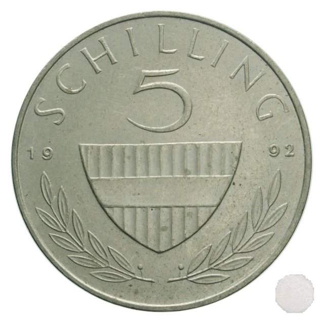 5 SCHILLING 1992 (Vienna)