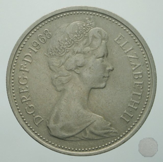 5 new pence 1968 (Londra)