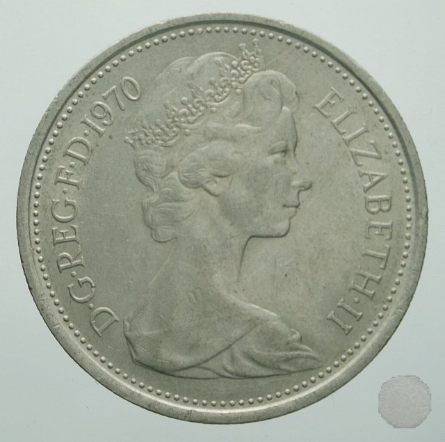 5 new pence 1970 (Londra)