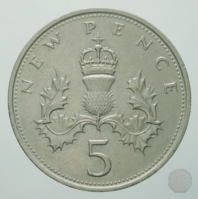 5 new pence 1978 (Londra)