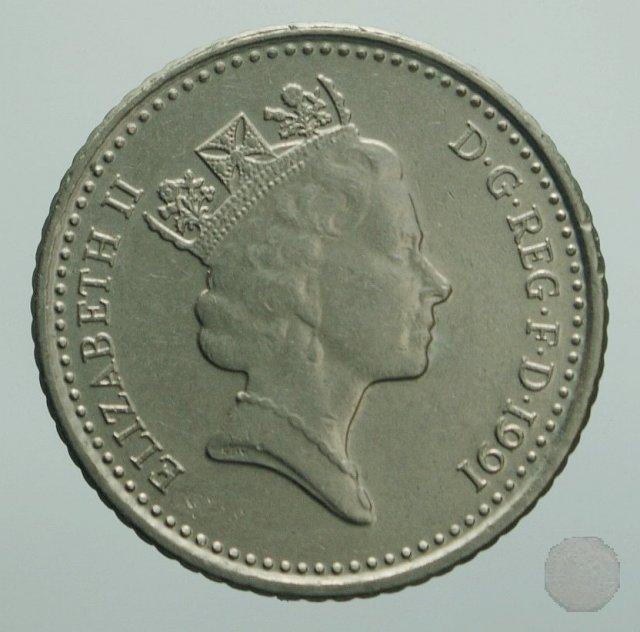 5 pence 1991 (Londra)