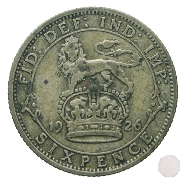 6 PENCE ARGENTO 1926 (Londra)