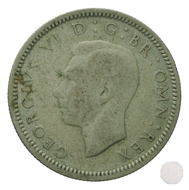 6 PENCE ARGENTO 1938 (Londra)