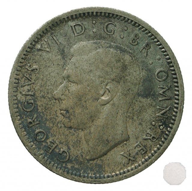 6 PENCE ARGENTO 1943 (Londra)