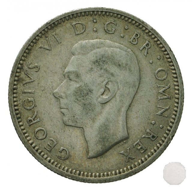 6 PENCE ARGENTO 1945 (Londra)