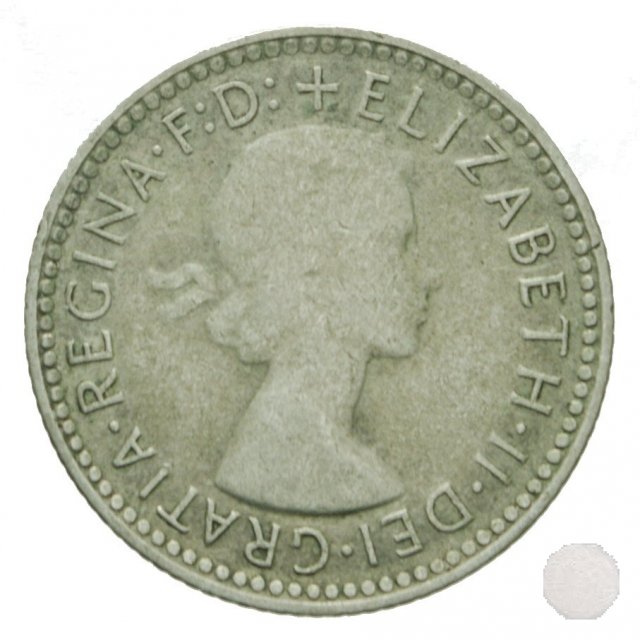 6 PENCE ARGENTO 1960 (Melbourne)