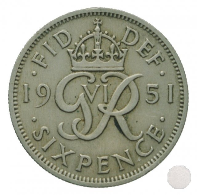 6 PENCE 1951 (Londra)