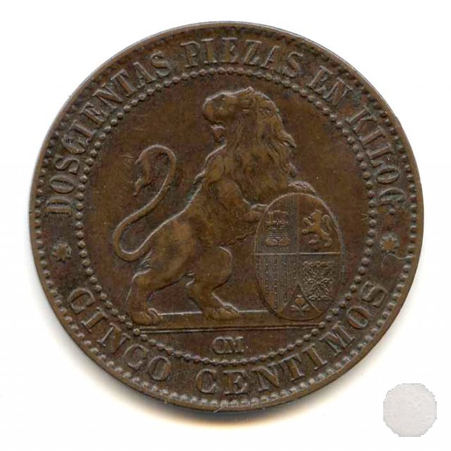 5 CENTIMOS 1870 (Barcelona)