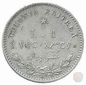 1 Lira (2/10 di Tallero) 1896 (Roma)