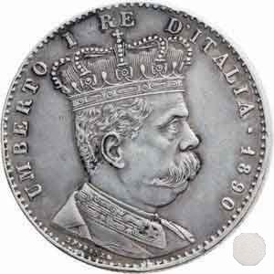 2 Lire (4/10 di Tallero) 1890 (Roma)