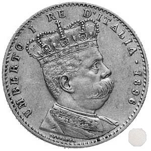 2 Lire (4/10 di Tallero) 1896 (Roma)