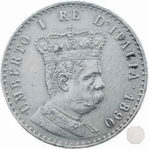 50 Centesimi (1/10 di Tallero) 1890 (Milano)