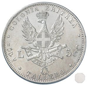 5 Lire (Tallero) 1891 (Roma)