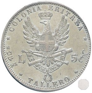 5 Lire (Tallero) 1896 (Roma)