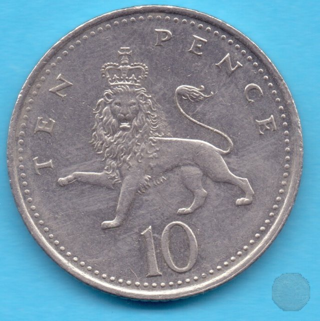 10 pence IV tipo 1995 (Londra)