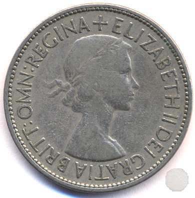 1/2 corona 1953 (Londra) 1/2 corona 1953 (Londra)