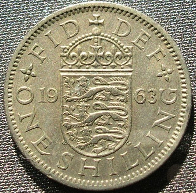 1 shilling 1963 (Londra) 1 shilling 1963 (Londra)