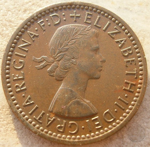 1 farthing 1954 (Londra) 1 farthing 1954 (Londra)