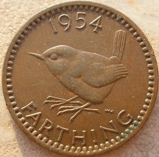 1 farthing 1954 (Londra) 1 farthing 1954 (Londra)